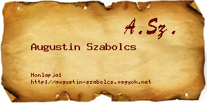 Augustin Szabolcs névjegykártya